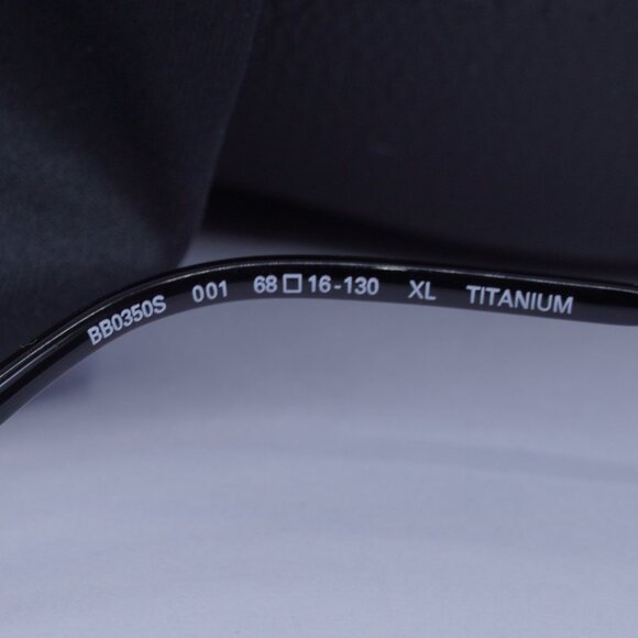 Balenciaga BB0350S 001 Cat Eye Sunglasses - Black/Grey - Picture 10 of 11